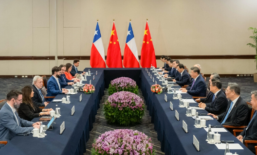 习近平会见智利总统博里奇1